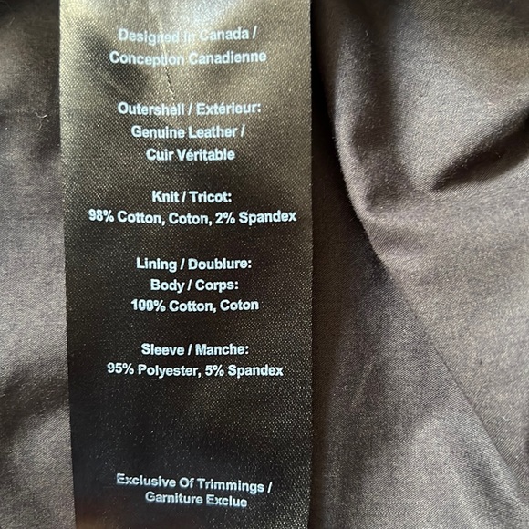 Danier vintage genuine leather jacket - Picture 4 of 4